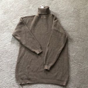 Turtle Neck Sweater Dress